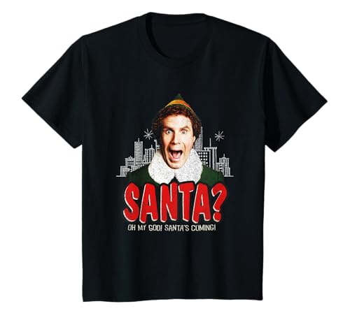 Kinder Weihnachten Elf Santa T-Shirt von Elf