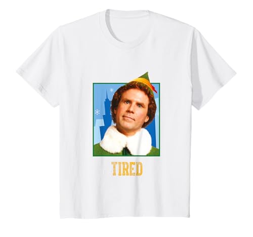 Kinder Weihnachten Elf Tired T-Shirt von Elf