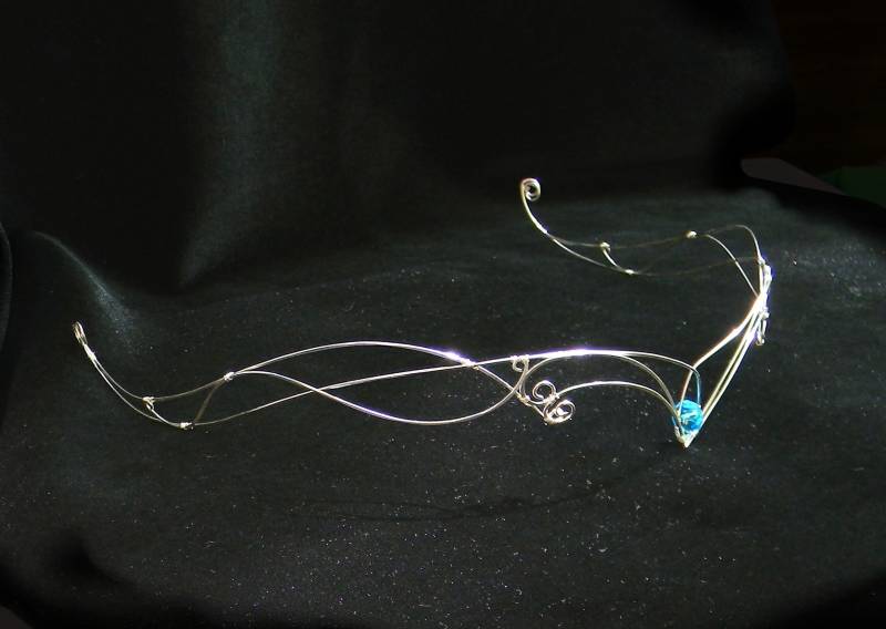 Elfen Tiara | Kopfschmuck Elfenkrone Ring Hochzeitskrone von ElfParadise