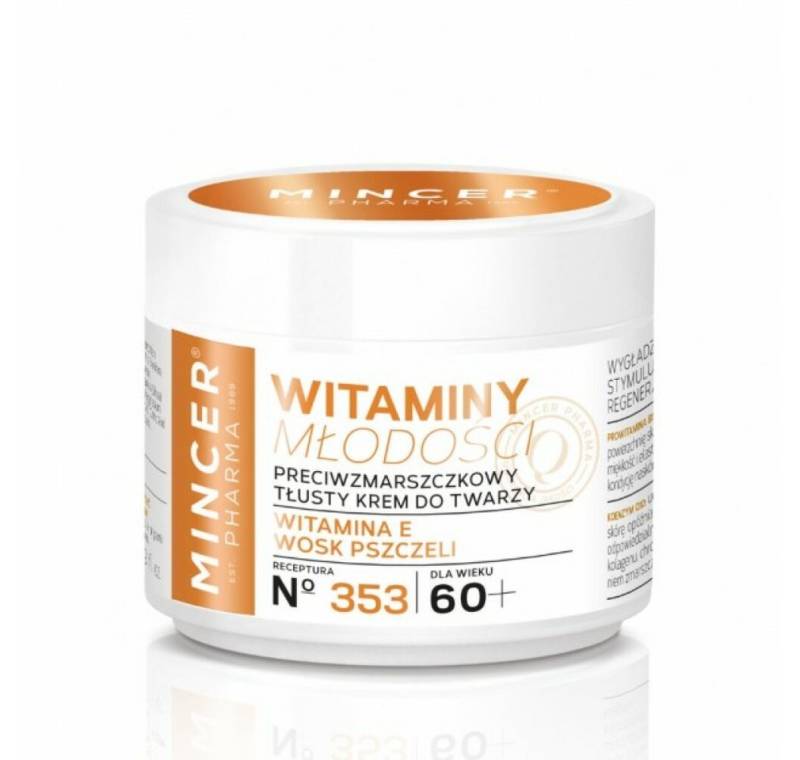 Elfa Pharm Tagescreme Mincer Pharma Vitamine Anti-Falten-Creme - fettig 60+ Nr. 353 50ml Elfa Pharm Tagescreme Mincer Pharma Vitamine Anti-Falten-Creme - fettig 60+ Nr. 353 50ml von Elfa Pharm