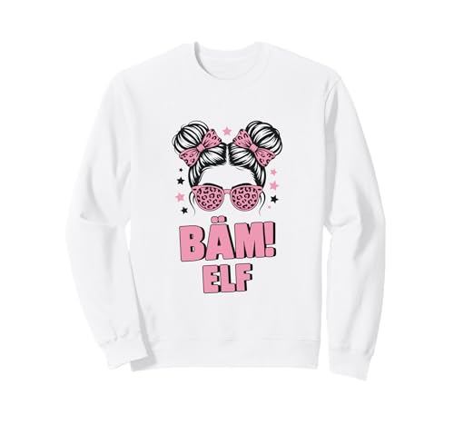 11. Geburtstag Mädchen Messy Bun Bäm! Elf Jahre Alt Sweatshirt von Elfter Geburtstag & 11. Geburtstag Design