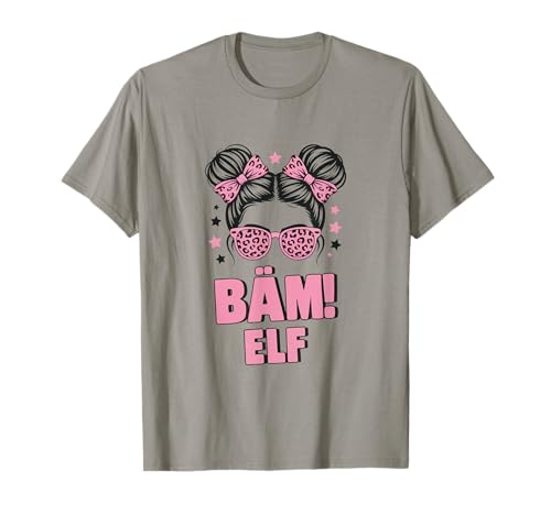 11. Geburtstag Mädchen Messy Bun Bäm! Elf Jahre Alt T-Shirt von Elfter Geburtstag & 11. Geburtstag Design