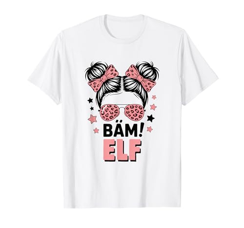 11. Geburtstag Mädchen Messy Bun Bäm! Elf Jahre Alt T-Shirt 11. Geburtstag Mädchen Messy Bun Bäm! Elf Jahre Alt T-Shirt von Elfter Geburtstag & 11. Geburtstag Design