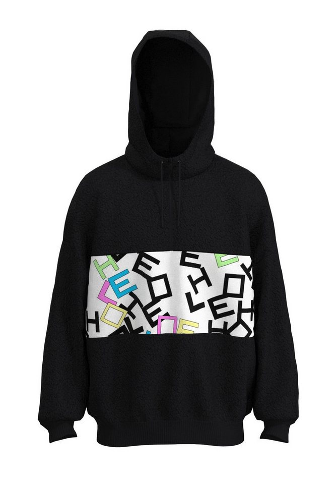 Elho Fleecepullover mit elho Logo-Print von Elho