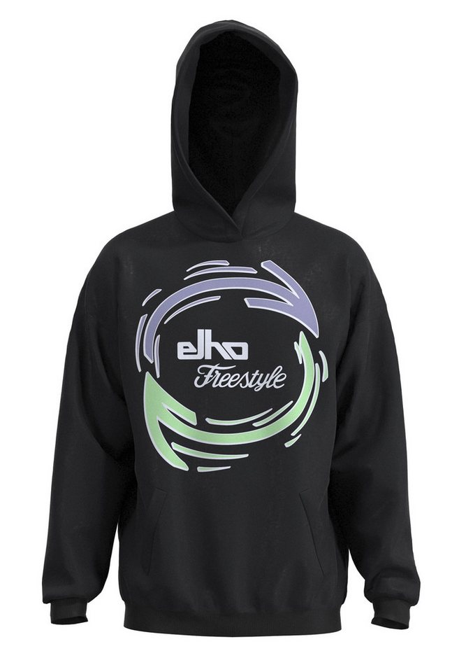 Elho Kapuzenpullover mit elho Logo-Print von Elho
