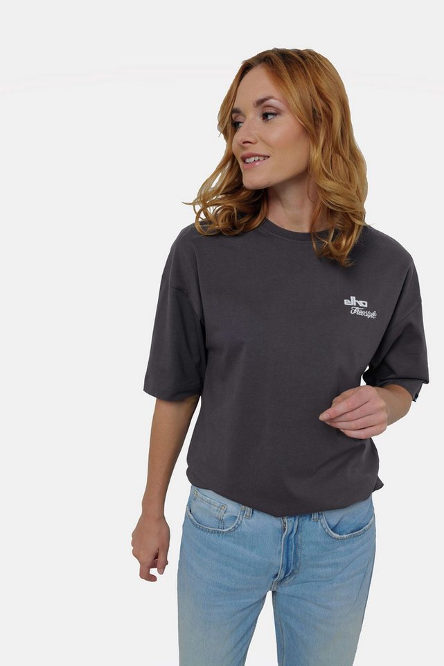 Elho Rundhalsshirt CHUR (1-tlg) mit Weblabel am Ärme von Elho