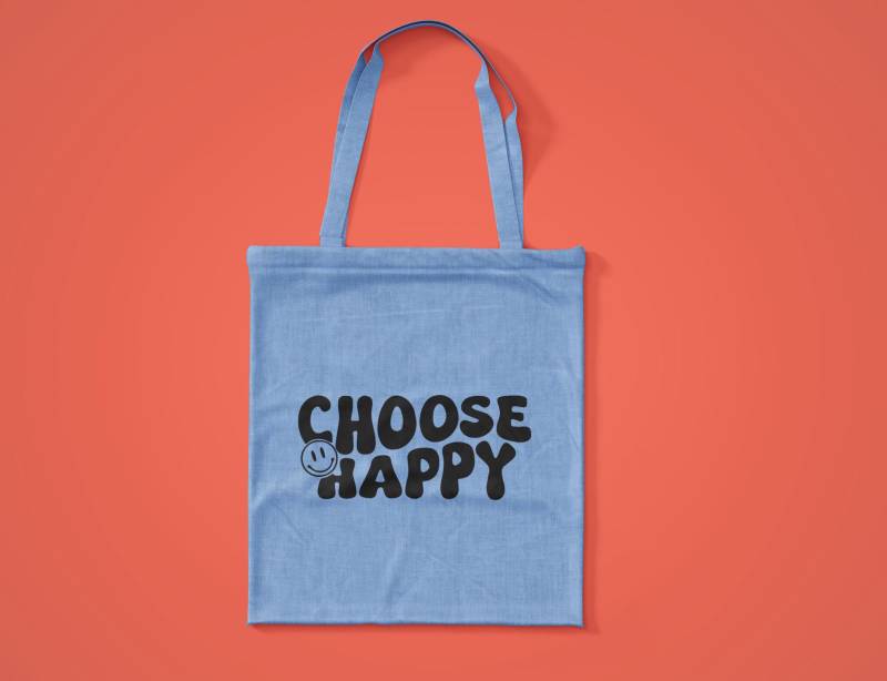 Wähle Glück Und Lächle "Unsere "Choose Happy" Tasche Ist Dazu Da Um Sie Glücklich Zu Machen." von EasyAndSticky