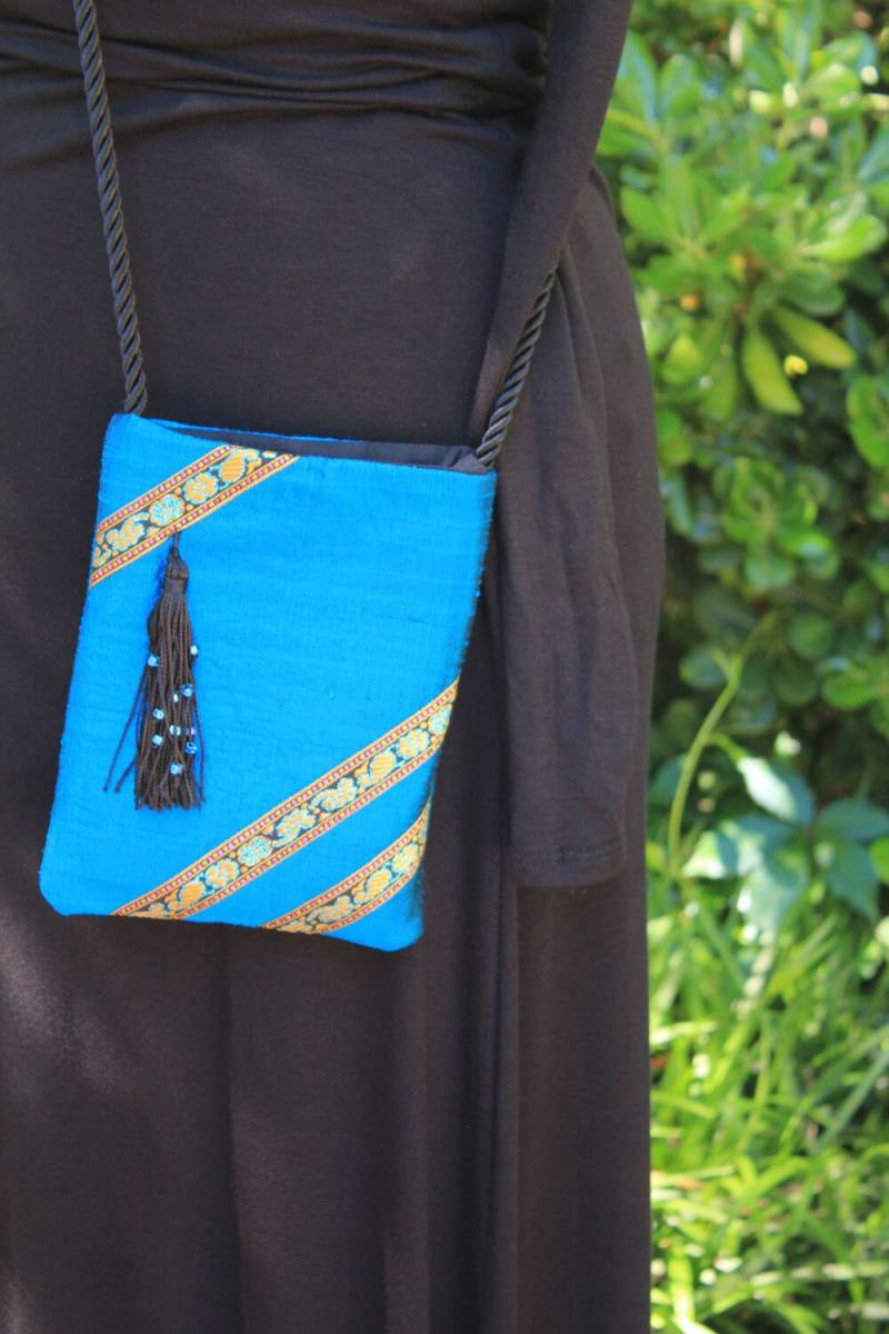 Türkis Seide Abendtasche Türkis Seide Abendtasche von ElianaArtwear