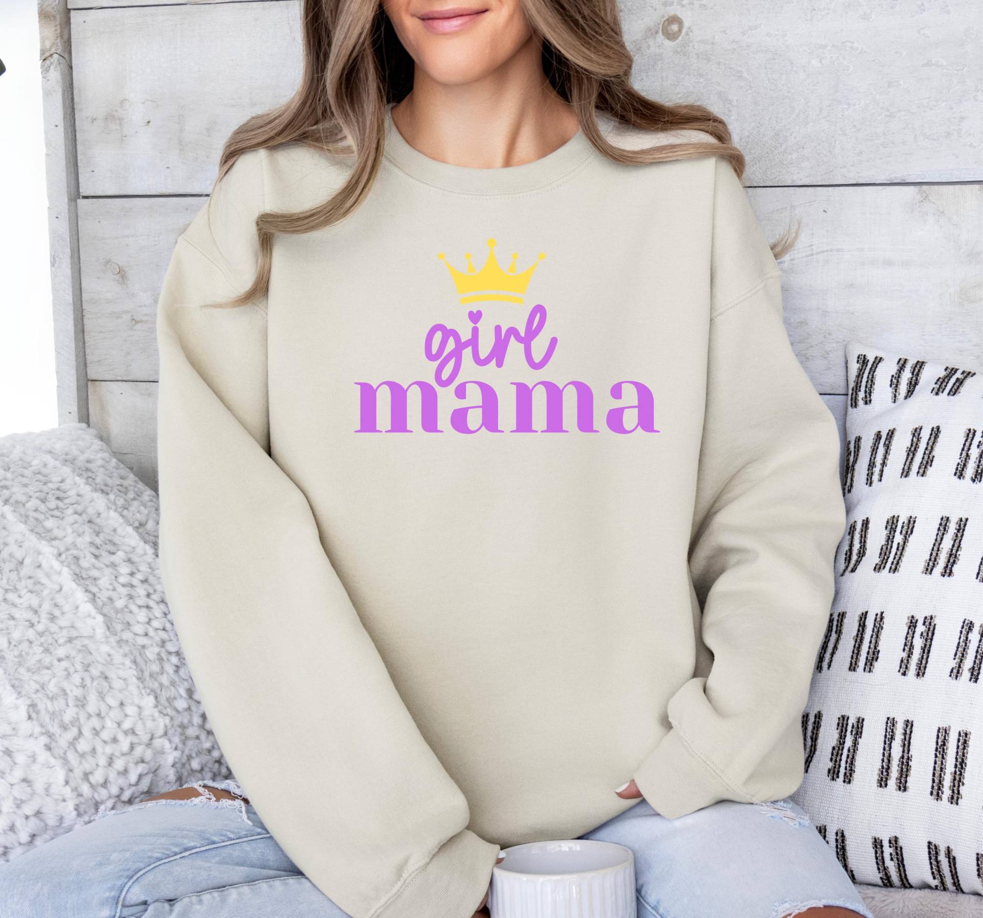 Mädchen Mama Sweatshirt, Pullover, Girl Shirt, Tochter, Geschenk , Mama, Krone Mädchen Mama Sweatshirt, Pullover, Girl Shirt, Tochter, Geschenk , Mama, Krone von ElianaRoseDE