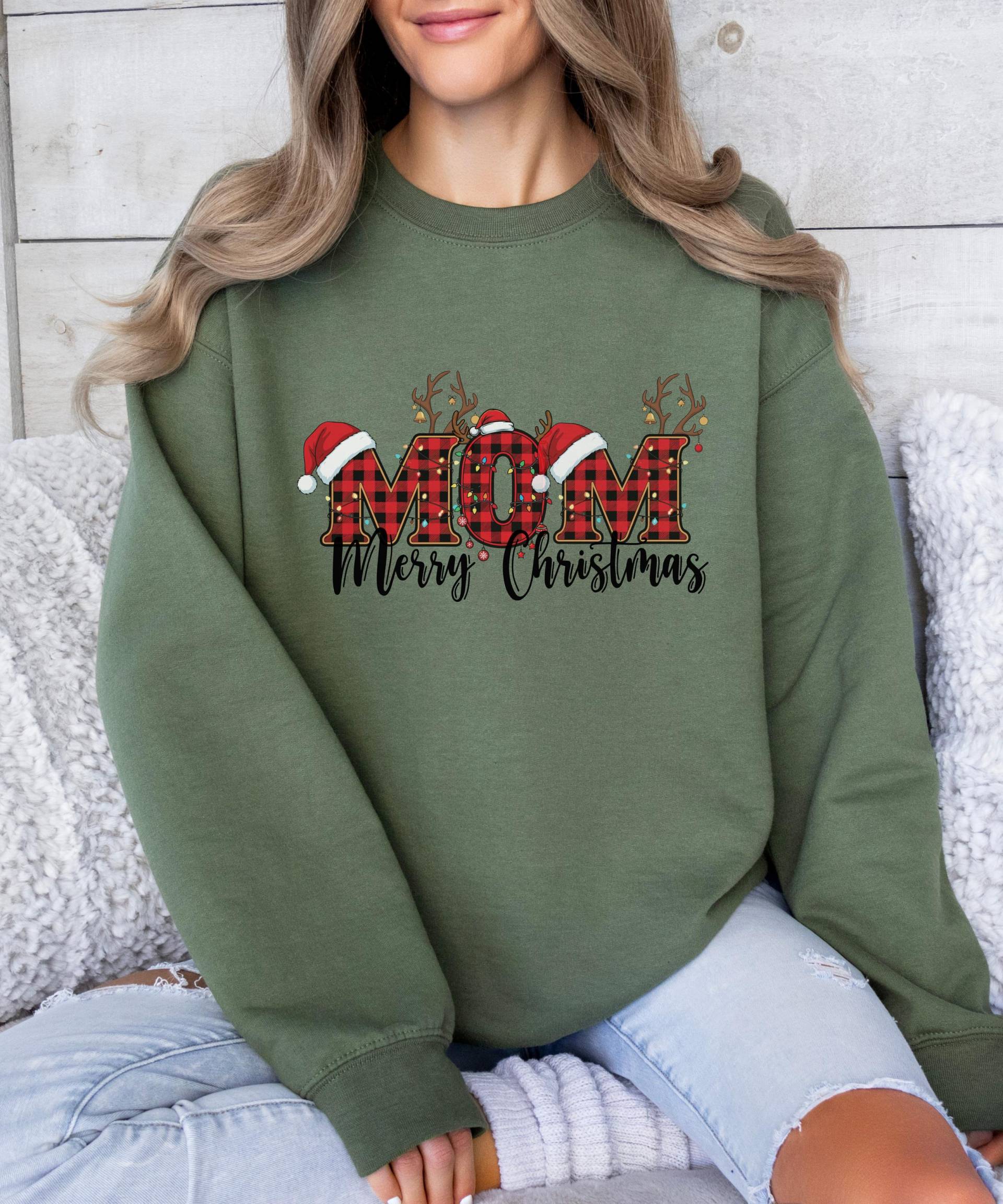 Mama Weihnachts Sweatshirt, Pullover, Pullover Weihnachten Damen, Weihnachtspulli, Pulli Weihnachten, Weihnachtsgeschenk Mama Weihnachts Sweatshirt, Pullover, Pullover Weihnachten Damen, Weihnachtspulli, Pulli Weihnachten, Weihnachtsgeschenk von ElianaRoseDE