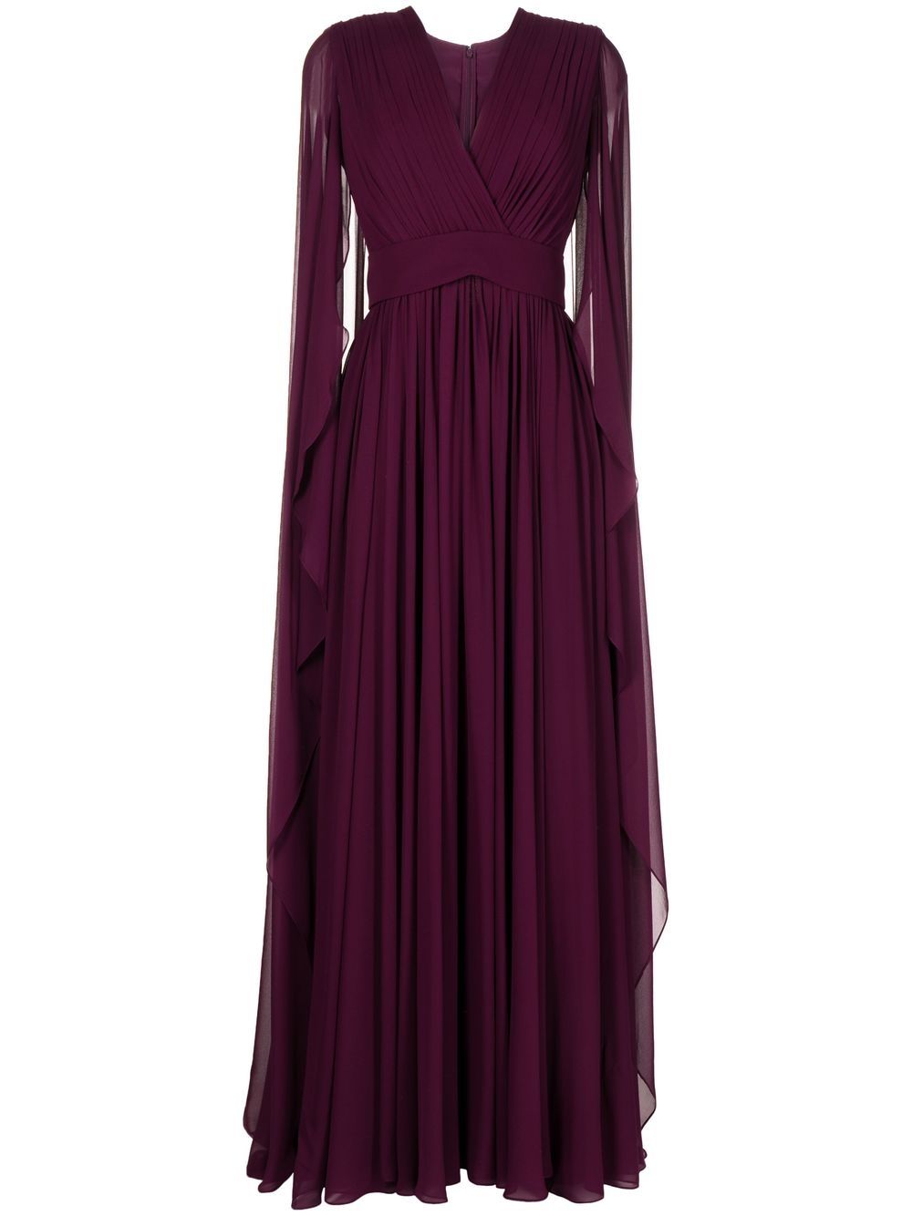 Elie Saab Abendkleid mit Cape - Violett von Elie Saab