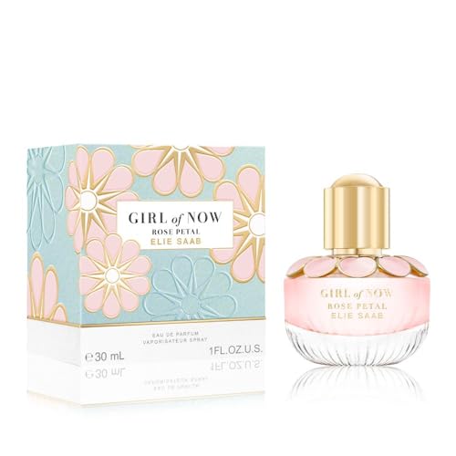 Elie Saab Girl of Now Rose Petal 30 ml – Eau de Parfum – Frauen Parfüm – Fruchtig-floraler Duft – Fruchtige und Florale Noten – Transparenter Glasflakon von Elie Saab