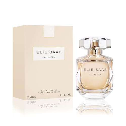 Elie Saab Le Parfum 90 ml – Eau de Parfum für Frauen – Blumiger Chypre-Duft – Strahlende Noten von Orangenblüte, Jasmin, Rosenhonig und Patschuli – Transparenter Glasflakon von Elie Saab