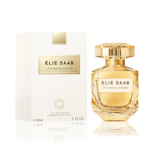 Elie Saab Le Parfum Lumière 90 ml – Eau de Parfum für Frauen – Blumiger Holziger Duft – Umwerfende Noten von Ylang Ylang, Jasmin und Amberholz – Transparentes Glasflakon von Elie Saab