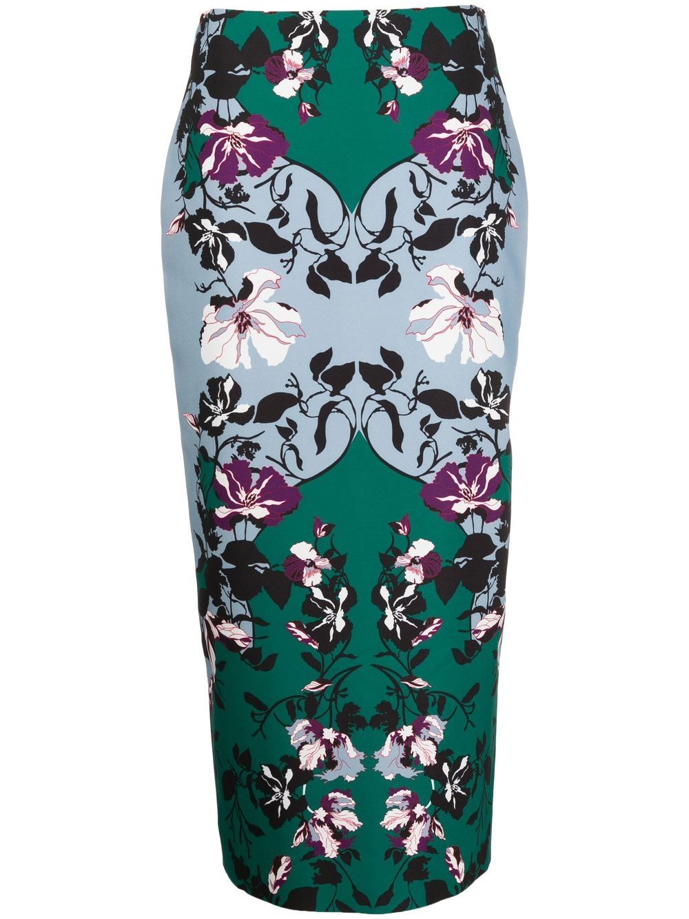 Elie Saab Midirock mit Print - Blau von Elie Saab