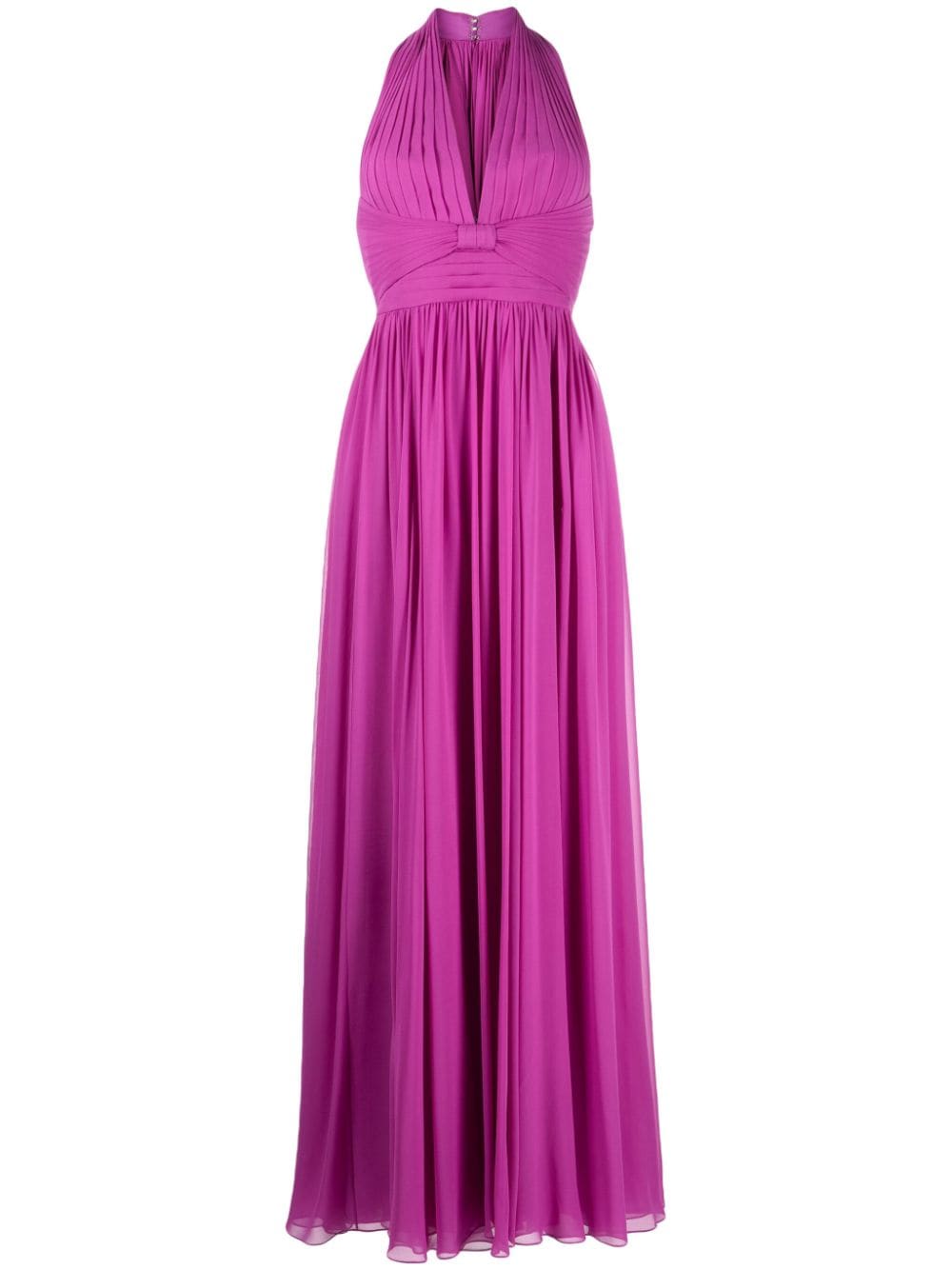 Elie Saab Neckholder-Abendkleid aus Seide - Violett von Elie Saab