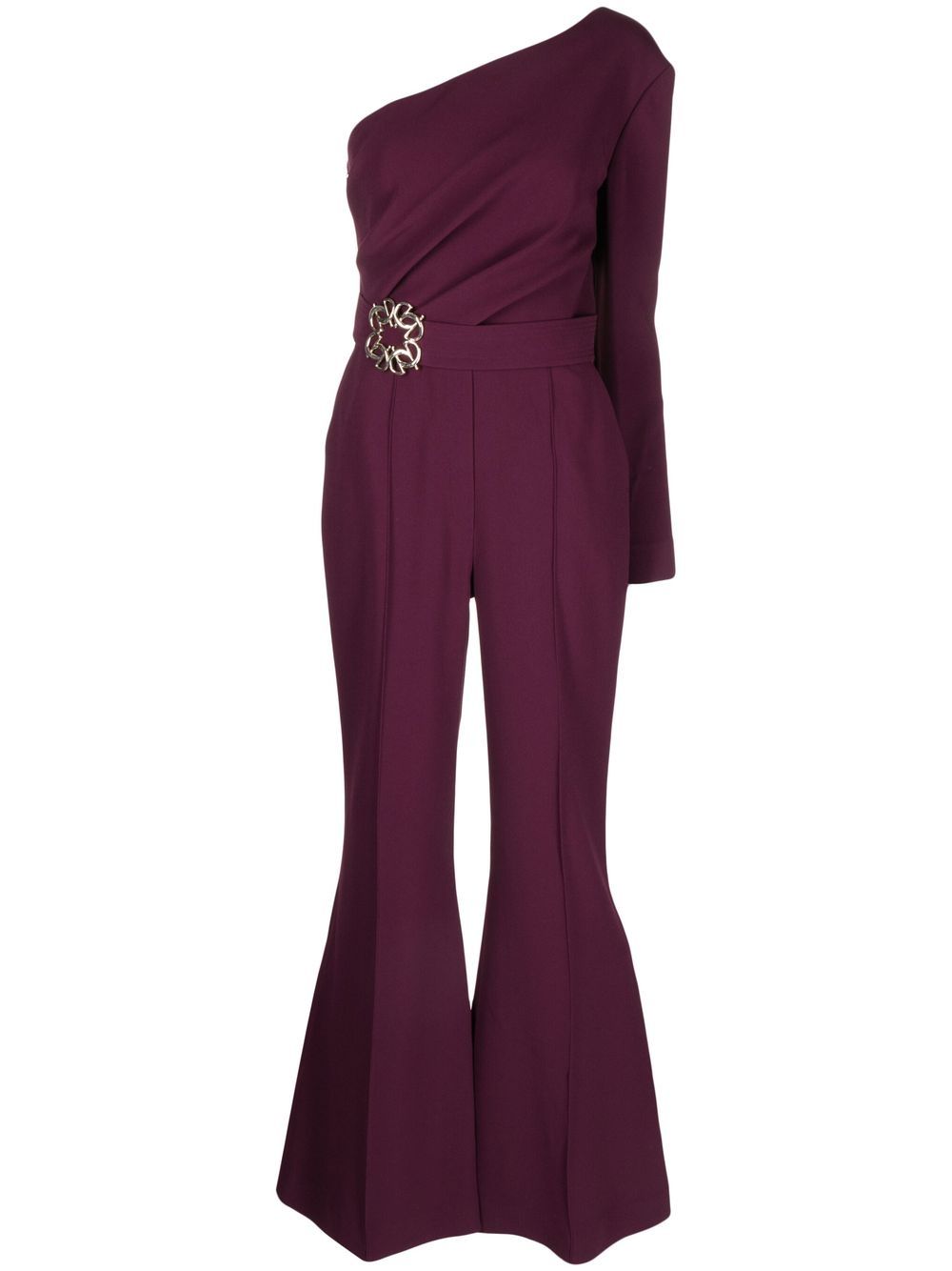 Elie Saab One-Shoulder-Jumpsuit - Violett von Elie Saab