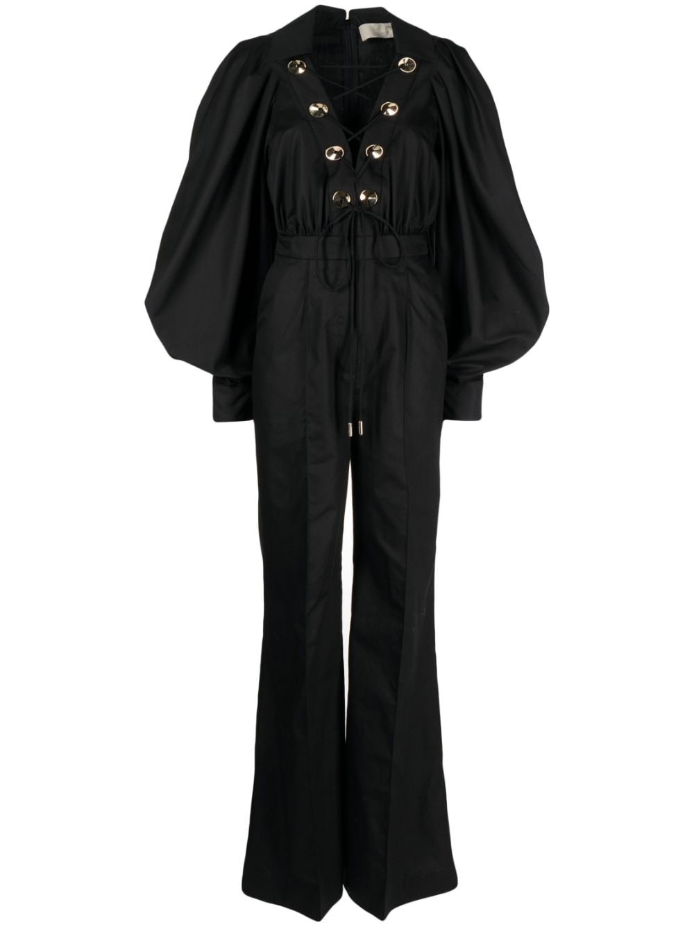 Elie Saab Ausgestellter Jumpsuit - Schwarz von Elie Saab