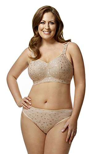 Elila Jacquard 1305 Vollflächige Abdeckung, volle Unterstützung, Softcup, Beige, 105A von Elila