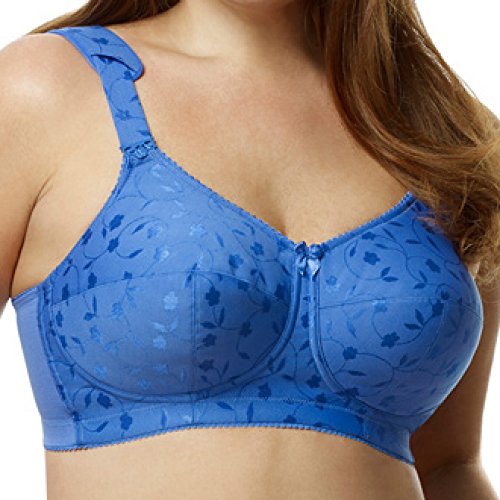 Elila Jacquard Softcup BH mit gepolsterten Trägern 1305, kobaltblau, 120FF von Elila