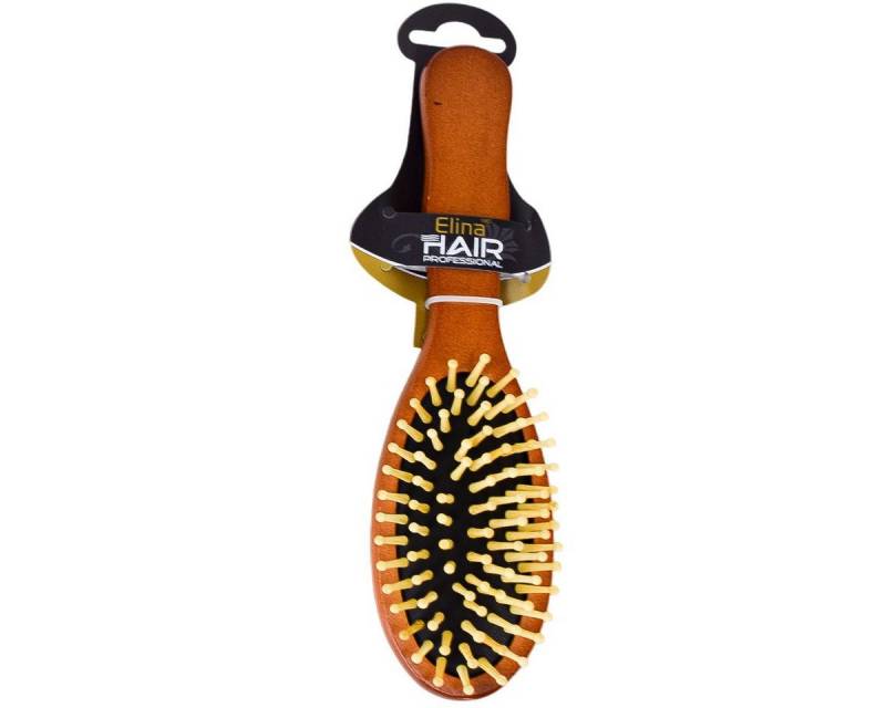 Elina Med Haarbürste Holzoptik Haarbürste zum Kämmen von Frisuren ca. 22 cm Massagebürste, 1-tlg., mit Holzgriff Elina Med Haarbürste Holzoptik Haarbürste zum Kämmen von Frisuren ca. 22 cm Massagebürste, 1-tlg., mit Holzgriff von Elina Med
