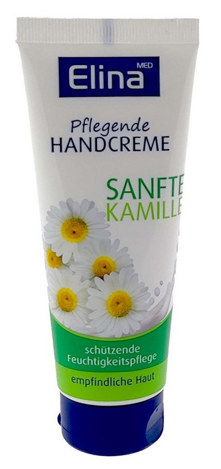 Elina Med Handcreme Elina Handcreme 50ml Kamille Tube, 1-tlg., Handcreme Creme Kamille Elina Feuchtigkeitspflege Elina Med Handcreme Elina Handcreme 50ml Kamille Tube, 1-tlg., Handcreme Creme Kamille Elina Feuchtigkeitspflege von Elina Med