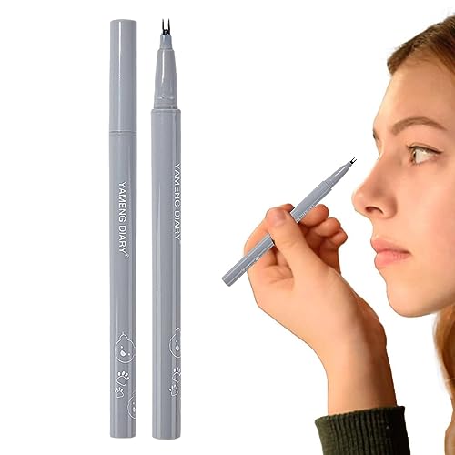 Eyeliner-Stift für die unteren Wimpern - Double Eyelid Liner Wasserfester Eyeliner - Schnell trocknender, schweißfester, langlebiger Eyeliner für braune und schwarze Farben Elinrat von Elinrat