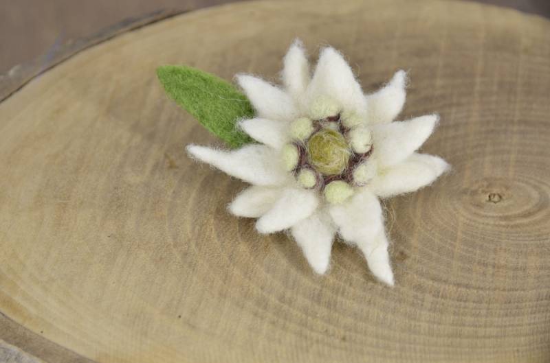 Kleine Edelweiß Brosche Aus Filz, Filz Blüten, Alpine Hutnadel, Accessoire Für Die Trachtenmode Kleine Edelweiß Brosche Aus Filz, Filz Blüten, Alpine Hutnadel, Accessoire Für Die Trachtenmode von ElisFeltCraftEU