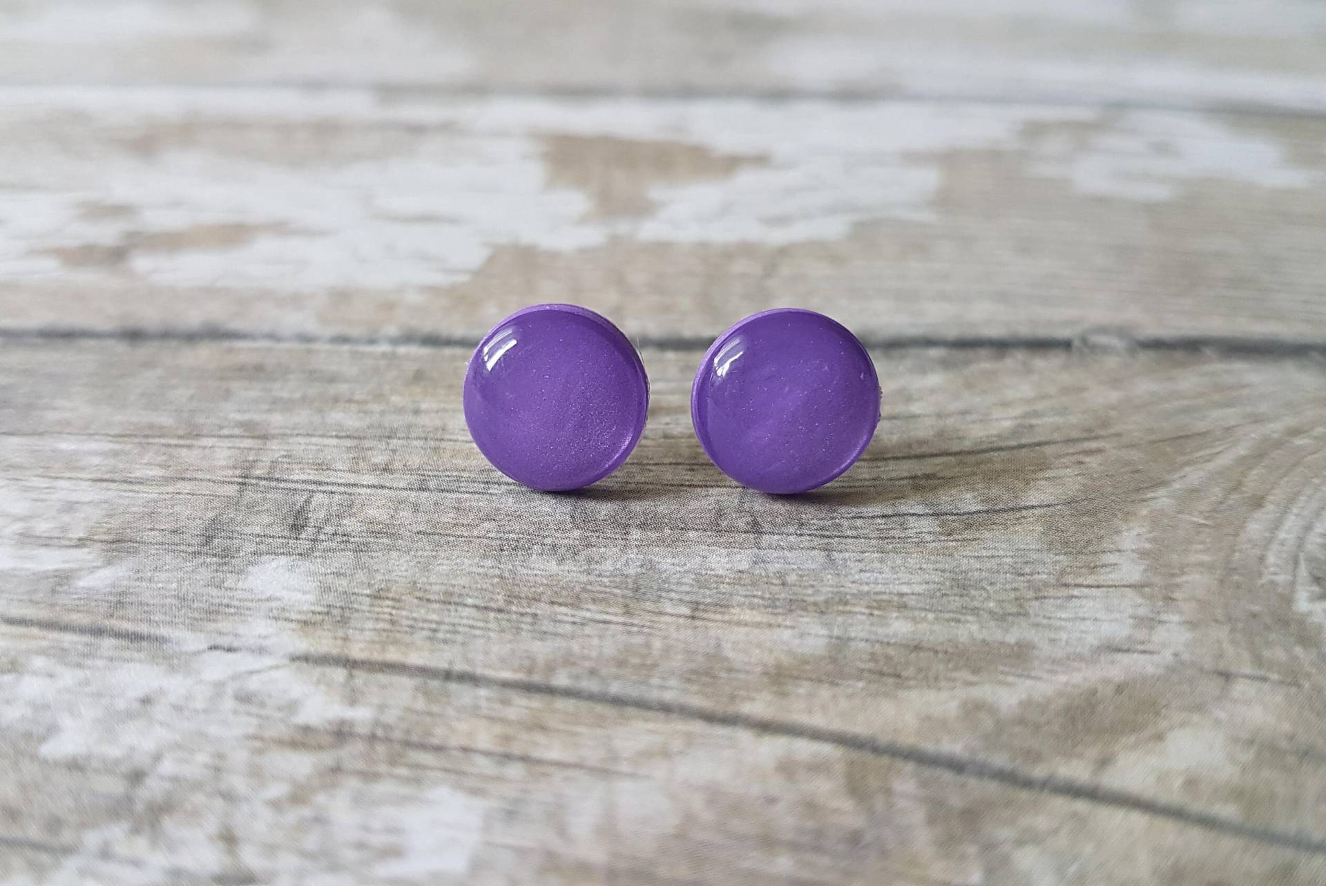 Lila Ohrstecker, Geschenke Für Sie, Kleine Ohrringe Lila, Minimalist, Schmuck Einfach, Cute Ohrstecker Lila Ohrstecker, Geschenke Für Sie, Kleine Ohrringe Lila, Minimalist, Schmuck Einfach, Cute Ohrstecker von ElisGiftBoutique