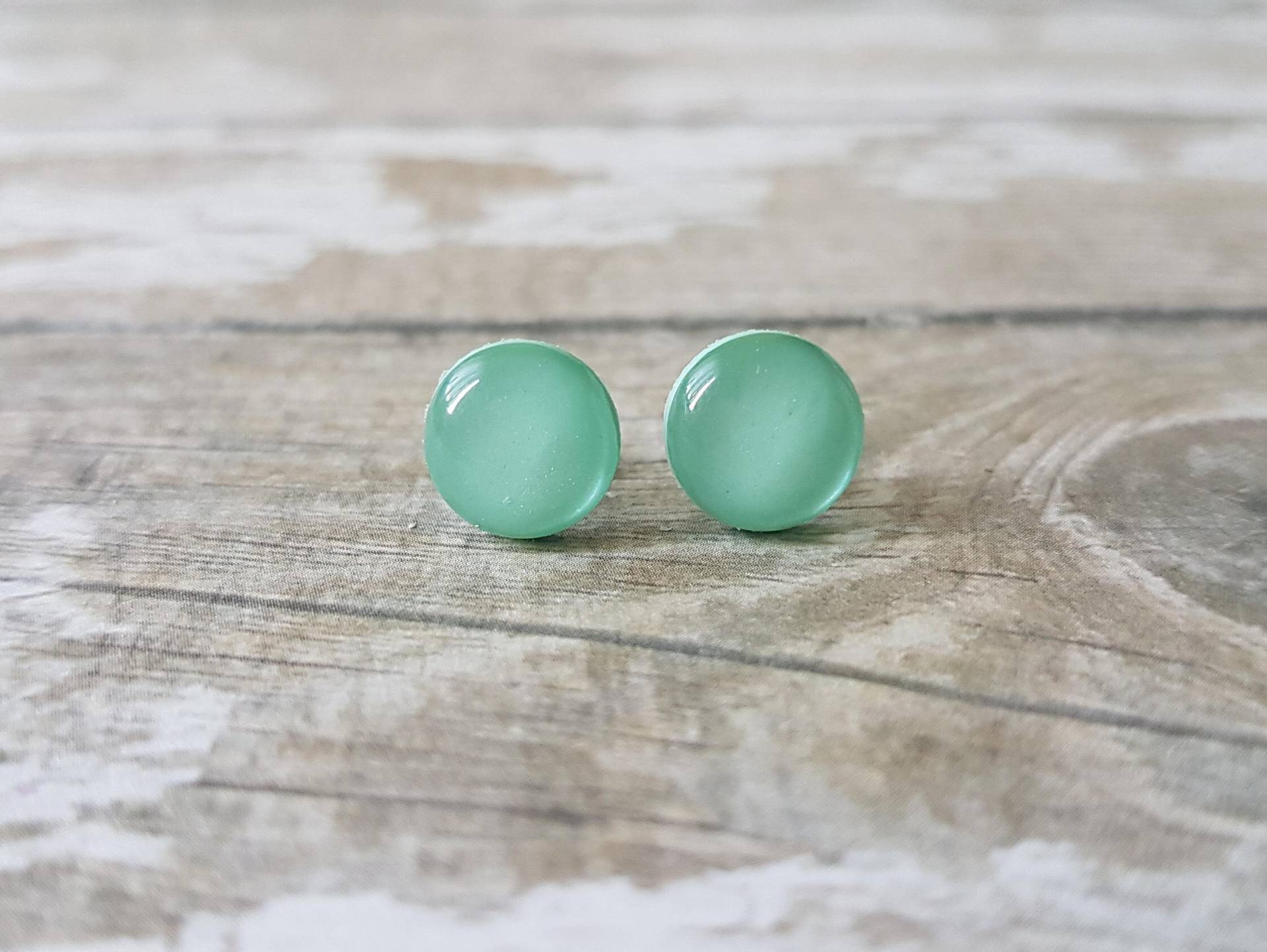 Mint Grüne Ohrringe, Ohrringe Minimalistisch, Ohrstecker, Geschenke Für Freunde Frauen, Sommer Süße Ohrstecker Mint Grüne Ohrringe, Ohrringe Minimalistisch, Ohrstecker, Geschenke Für Freunde Frauen, Sommer Süße Ohrstecker von ElisGiftBoutique