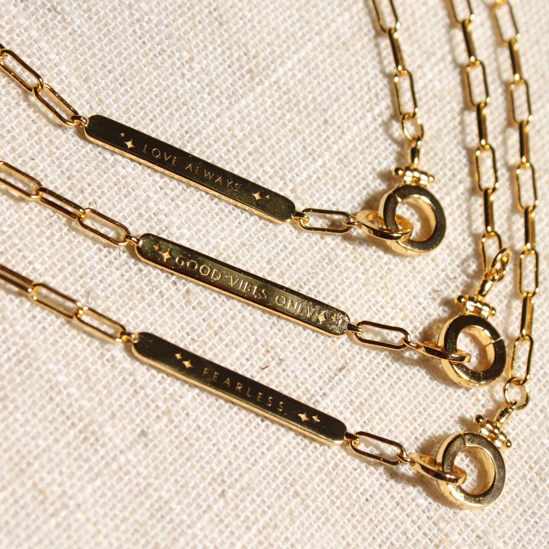 Absicht Mini Paperclip Kette von ElisaMareeAccessory