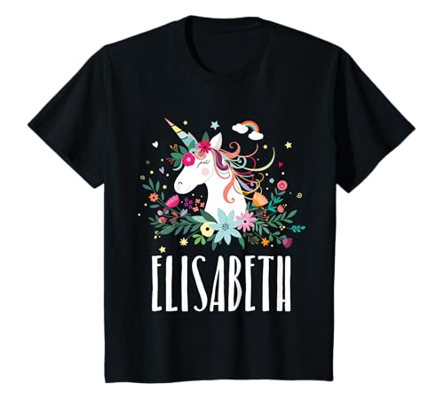Einhorn Pferd Name Elisabeth Mädchen Geschenk T-Shirt Einhorn Pferd Name Elisabeth Mädchen Geschenk T-Shirt von Elisabeth Name Einhorn Geschenk