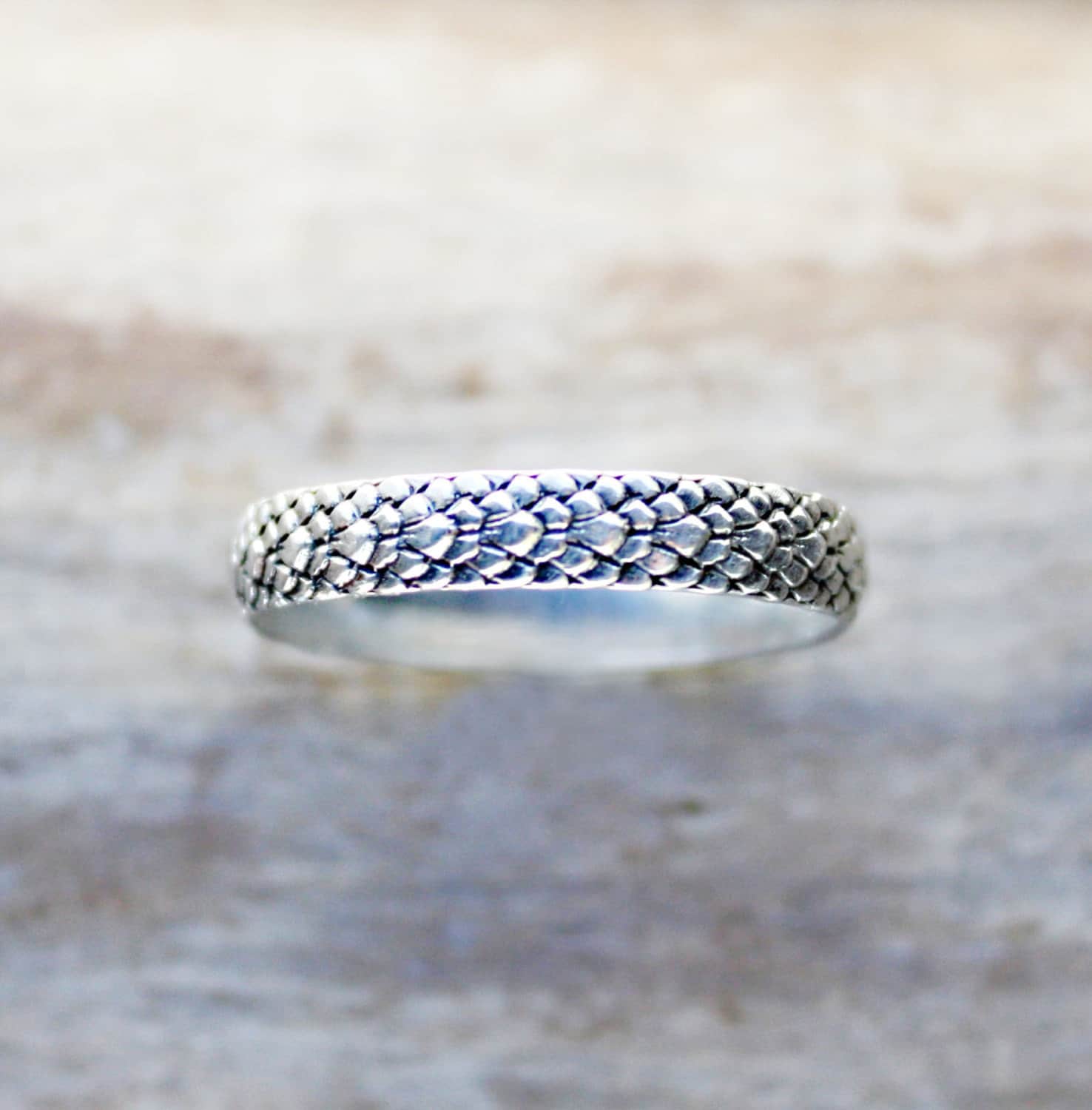 sterling Silber Schlangen-Skala-Ring - Dragon Khaleesi Mermaid Band sterling Silber Schlangen-Skala-Ring - Dragon Khaleesi Mermaid Band von ElisabethSpace