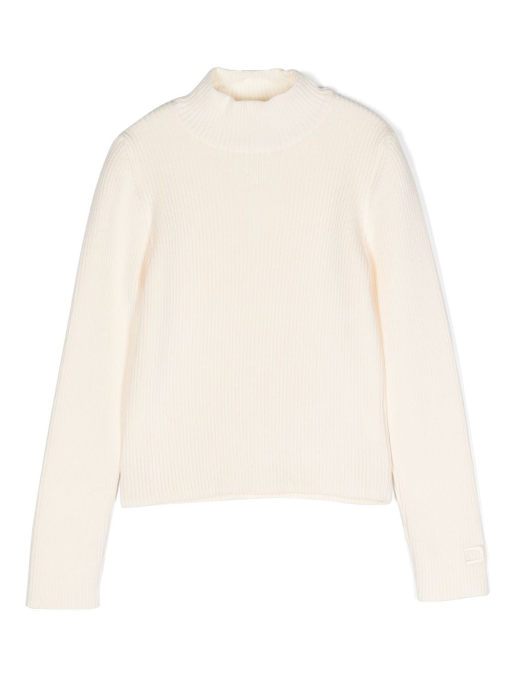 Elisabetta Franchi La Mia Bambina Pullover mit Stehkragen - Nude von Elisabetta Franchi La Mia Bambina