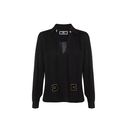 Camicia Donna elisabetta franchi CA00736E2-110 Nero von Elisabetta Franchi