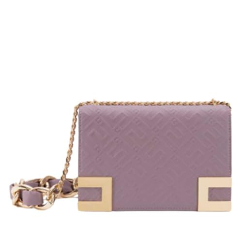 Elisabetta Franchi BS0436E2 Kleine Umhängetasche mit Kette Candy Violet, Candy Violet, 20 x 14 x 7 cm von Elisabetta Franchi