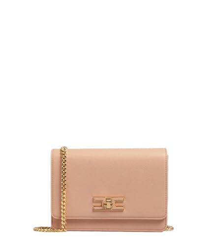 Elisabetta Franchi Kleine Umhängetasche mit Logo BS11A51E2 Fleisch, Hautfarben von Elisabetta Franchi