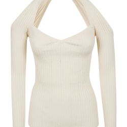 Elisabetta Franchi Off-shoulder Rippstrickpullover von Elisabetta Franchi