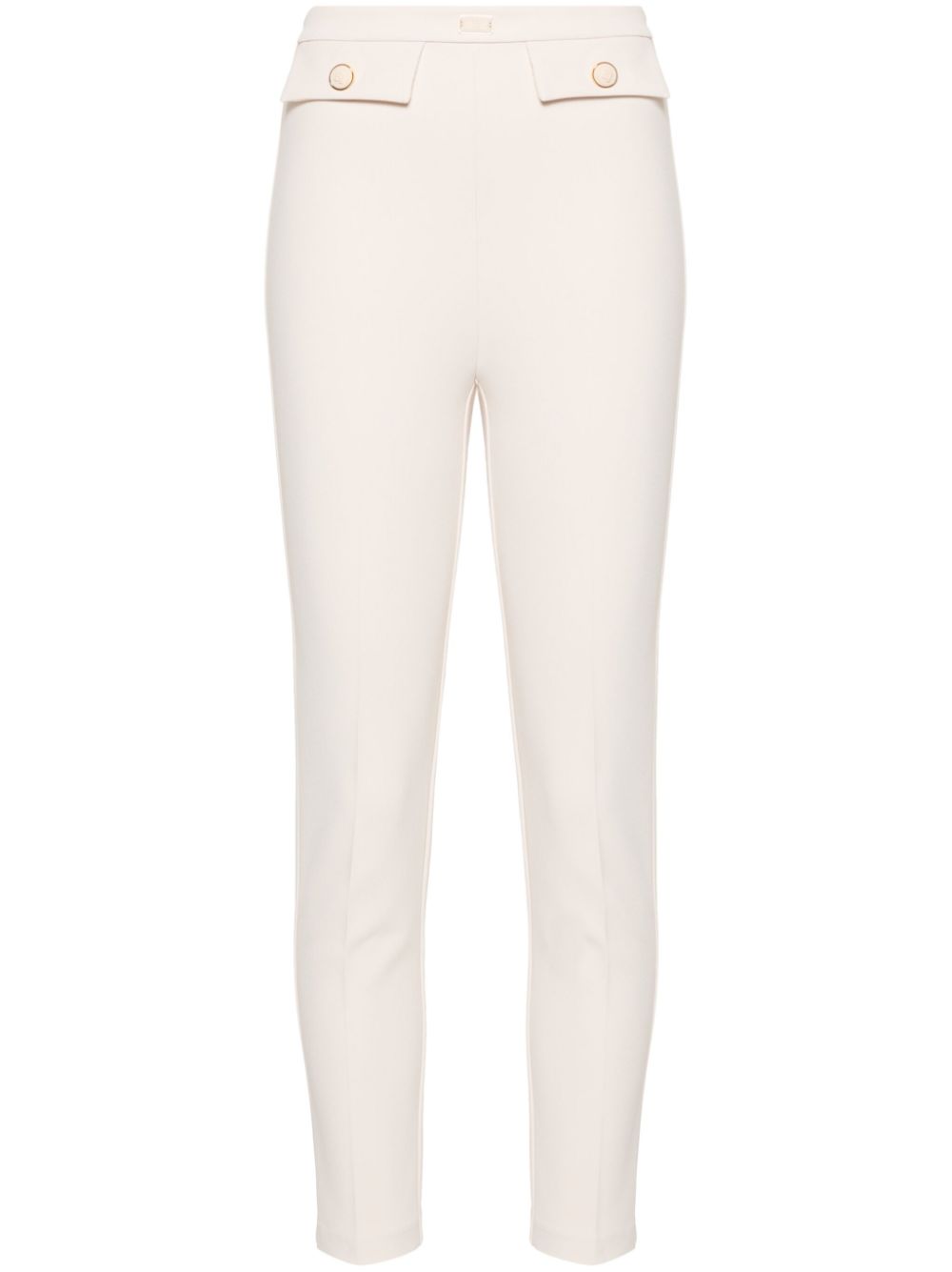 Elisabetta Franchi Slim-Fit-Hose aus Krepp - Nude von Elisabetta Franchi