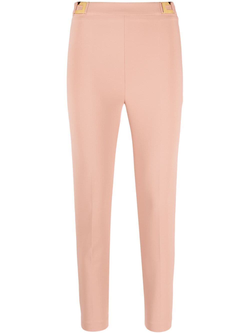 Elisabetta Franchi Hoch sitzende Skinny-Hose - Rosa von Elisabetta Franchi