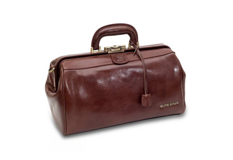 Elite Bags Arzttasche Elite Bags CLASSY deluxe Arzttasche Braun Leder 36 x 21 x 20 cm von Elite Bags