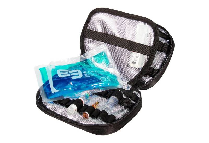 Elite Bags Arzttasche Elite Bags PHIAL Ampullarium für 50 Ampullen Schwarz 18 x 14 x 4 cm von Elite Bags