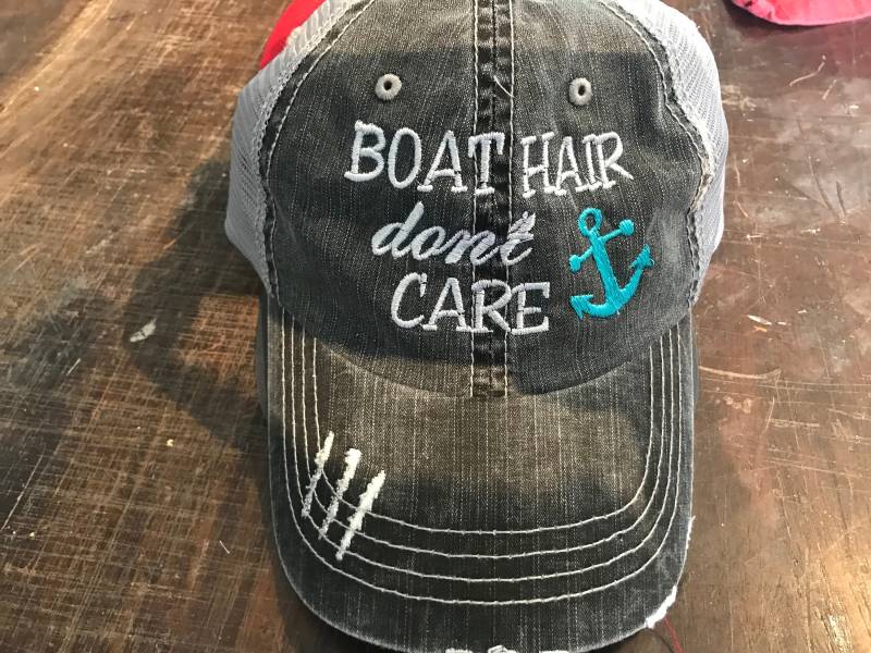 Boot-Haar-Hut Boot-Haar-Hut von EliteEmbroideryShop