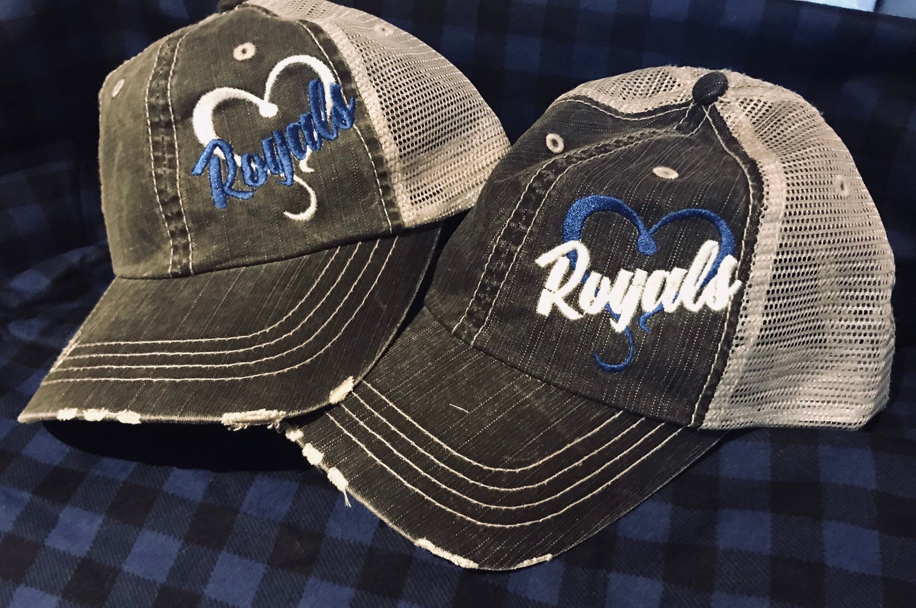 Kc Royals Herz Kc Royals Herz von EliteEmbroideryShop