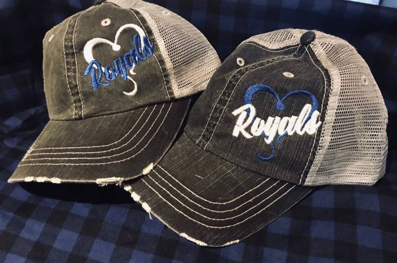Kc Royals Herz Kc Royals Herz von EliteEmbroideryShop