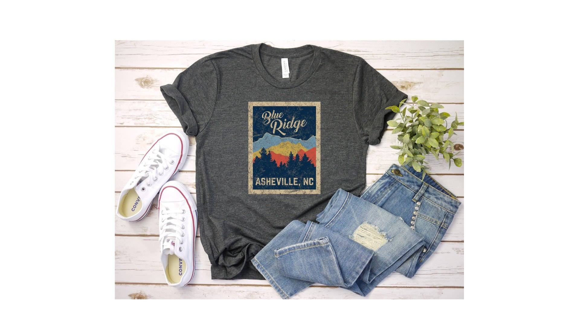 Asheville, Asheville Nc, Shirt, T Nc Geschenk, Mountains, Blue Ridge Asheville, Asheville Nc, Shirt, T Nc Geschenk, Mountains, Blue Ridge von EliteTreatsGifts