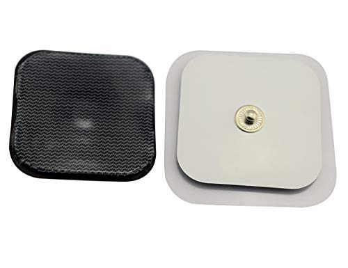 Elitzia ETBZ0106P Physiotherapie Instrument Zubehör Silikon Knopf Typ Quadrat Elektroden Flecken von Elitzia