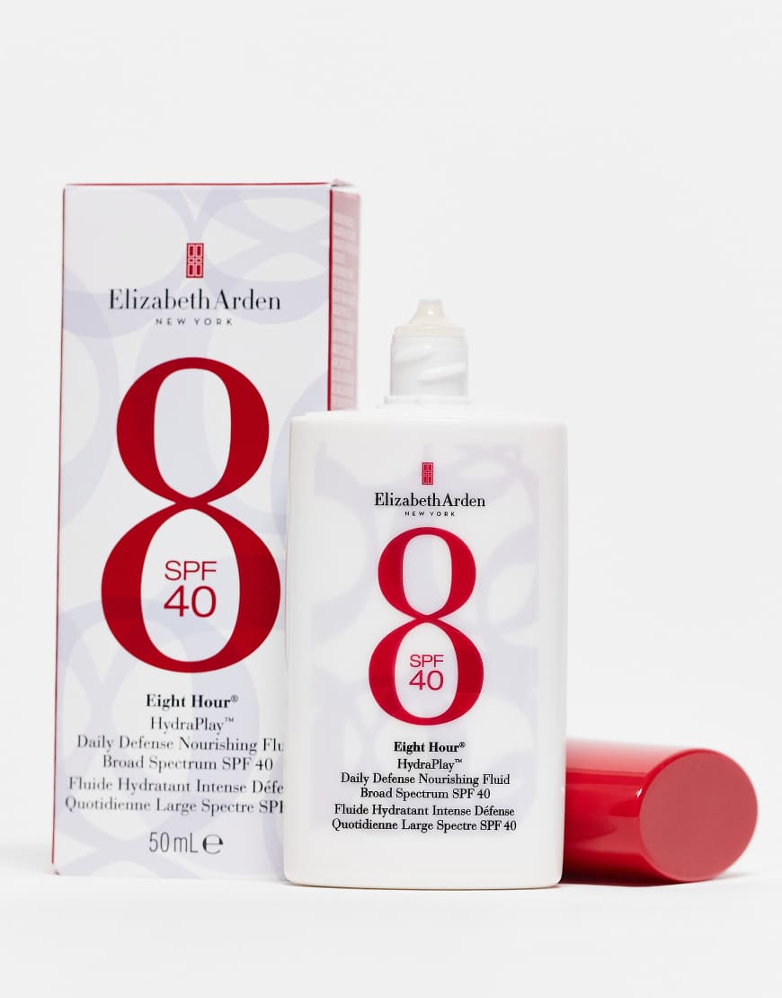 Elizabeth Arden - Eight Hour HydraPlay Daily Defense -Pflegendes Fluid mit Breitband-Sonnenschutz LSF 40, 50 ml-Keine Farbe von Elizabeth Arden
