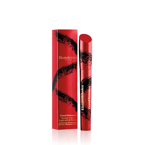 Elizabeth Arden Grand Entrance – Mascara Black, 8,5 ml, Wimperntusche mit Falsche-Wimpern-Effekt, Wimpernfarbe für mehr Volumen, vitaminreiche Formel, Kosmetik für Frauen von Elizabeth Arden