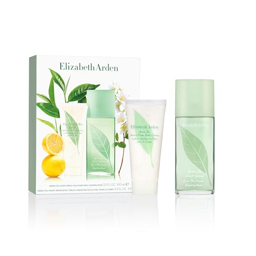 Elizabeth Arden - Green Tea, Geschenkset für Damen: Green Tea Duft 100 ml & Körpercreme Honey Drops 100ml, Geschenkbox für Damen von Elizabeth Arden